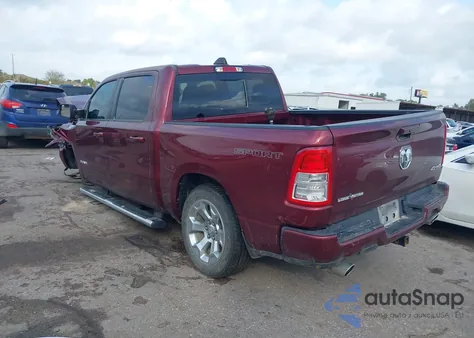 2022 Ram 1500 Lone Star 4X4 5'7 Box z USA, uszkodzony, nr VIN 1C6SRFFT2NN458885